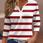 Honey | Striped V-Neck Top