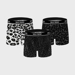 3 Pack Men's Breathable Shaping Boxers Briefs