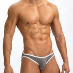 Sexy V-shape Low-rise Threaded Bikini For Men