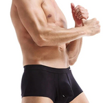 Men's Double Pouch Underwear Separate Pouch Modal Trunks