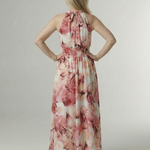Jayla | Gathered Halter Midi Dress