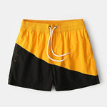 Men Casual Spell Color Sports Board Shorts