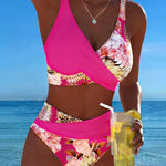 Jolina - Floral Wrap Bikini Set