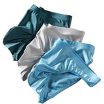 4 Pack Men's Skin-Friendly Cooling Touch Comfy Waistband Briefs
