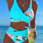 Jolina - Floral Wrap Bikini Set