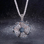 Majestic Sapphire Charm Necklace