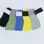 Men's Mesh Breathable Fun Quarter Toe Socks