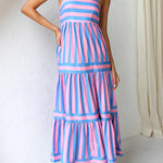 Rosalyn | Color Block Maxi Dress