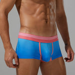 Men’s Spliced Lines Trunks in Ombre
