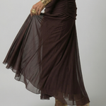 Elin | Off Shoulder Flow Midi Dress