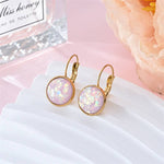 Retro Opalstein Gold Earrings