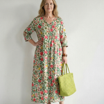 Danni | Scatter Flower Midi Dress