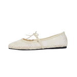 FLORIANNE™ – Bow-Detail Mesh Ballet Flats