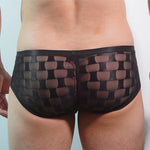 2 Pack Men's Mesh Breathable Large U-Pouch Quick-Dry Low-Rise Sexy Trunks