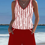 Leslie - Casual Tankini Shorts Set