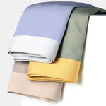 Men's Seamless Spliced Color Pouch Briefs