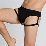 2 Pack Men's Bamboo Fiber Athletic Thong with Contour U-Pouch & Soft Stretch Fit