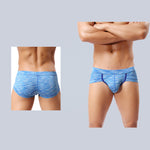 4 Pack Men's Premium Cotton Antibacterial Supportive Large Pouch Zero-Irritation Trunks