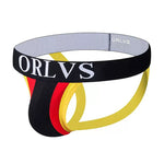 3 Pack Men's U-Pouch Striped Sexy Jockstraps