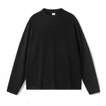 Men's Long-Sleeve Round Neck T-Shirt, Loose and Skin-Friendly Base Layer