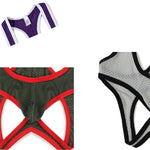 2 Pack Men's Mesh Breathable Quick Dry Tight Activewear Tops