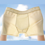 4 Pack Men's Antibacterial Comfy Waistband Ice Silk Trunks
