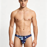 3 Pack Men's Camouflage Edgy Snug Fit Cooling Airflow Thongs