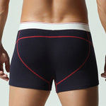 2 Pack Men's Mid-Rise Solid Color Seamless Soft & Comfort Stretch Fit Trunks