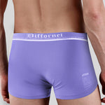 2 Pack Men's Ultra-Soft Modal Double Supportive Pouch Skin-Friendly Soft Trunks