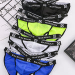 2 Pack Men's Ice Silk Mesh Capsule Pouch Sexy Jockstrap