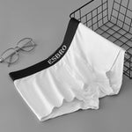 2 Pack Men's Sweat-Wicking Solid U-Pouch Breathable Trunks