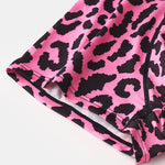 4-Pack Men's Leopard Print Mid-Rise Breathable Trunks