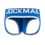 2 Pack Men's Breathable Cotton Skin-Friendly Sexy Low-Rise & Revealing Jockstraps