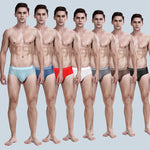 4 Pack Breathable Ice Silk Antibacterial Men's Briefs
