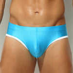 2 Pack Men's Solid Color Breathable U-Pouch Low-Rise Comfy Jockstrap