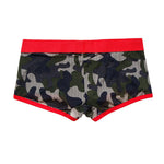 2 Pack Men's Camouflage Print Mesh Supportive Fit Touch-Free Soft-Touch Trunks