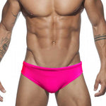 Men's Seamless Comfort Sexy Solid Color Full Coverage Swim Briefs