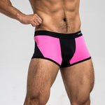 2 Pack Men's Premium Ice Silk U-Pouch Design Soft & Smooth Trunks