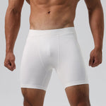 Men's Ultra-Stretch Sharkskin Ice Silk Compression Pants with Pocket