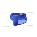 2 Pack Men's Low Rise Mesh Large Pouch U-convex Breathable Comfortable Briefs