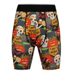 2 Pack Men's Printed High-Stretch Relaxed Fit Sport Activewear Tights