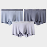 3 Pack Men's Comfy Waistband Anti-Chafing Supportive Pouch Trunks
