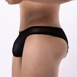 3 Pack Men's Airy Mesh Moisture-Wicking Trendy Jockstraps