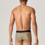2 Pack Men's Bold Prints Comfy Waistband Stretch Fit Soft Trunks