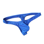 3 Pack Men's Large Enhancing Pouch & Solid Color Low-Rise Thongs