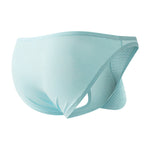3 Pack Men's Mesh Sexy Low Waist Big Pouch Briefs