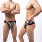 3 Pack Men's Skull Print Thong - Edgy & Sexy