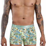 3 Pack Men's Mid-Rise Stay-Put Fit Skin-Friendly Breathable Briefs & Trunks