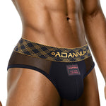 Men's Breathable With Patchwork Design Supportive Fit Briefs