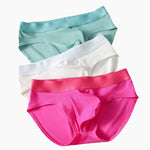 3 Pack Men's Solid Color Large U-Pouch Sporty Cut Odor-Resistant Soft Briefs